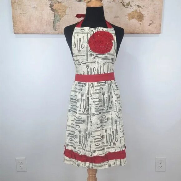 Retro inspired country chic apron - Simply Envogue brand - Picture 9 of 11